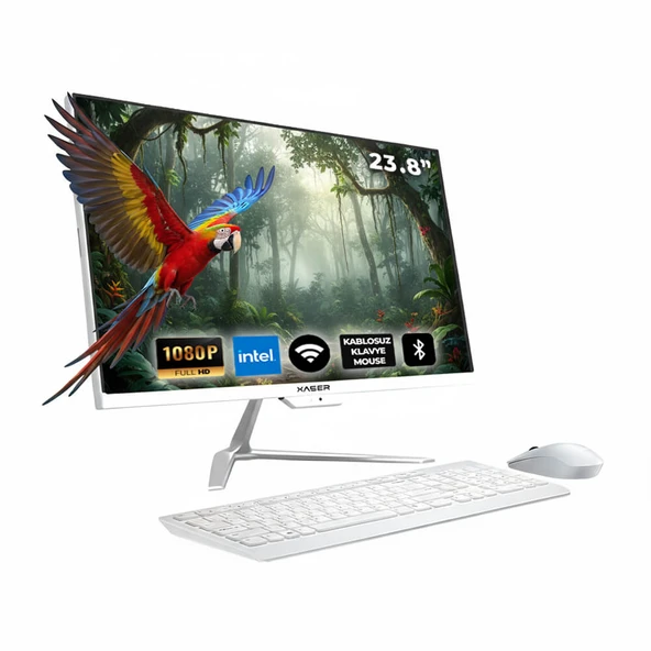 Xaser Xs120 i7 2600 16GB Ram 256GB SSD 23.8" Webcam + Wifi+ BT All In One Bilgisayar ürün görseli 1