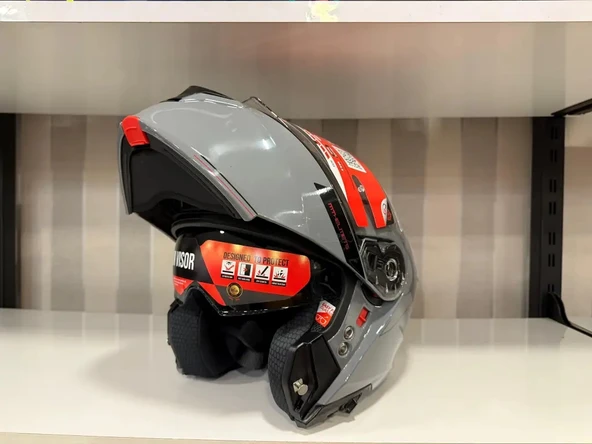KASK MT GENESİS SV A12 ÇENE AÇILIR NARDO GRİ ürün görseli 1