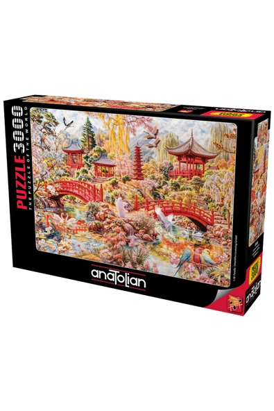 Anatolian 3000 Parça Yapboz Puzzle - Japon Bahçesi 4938 ürün görseli 1