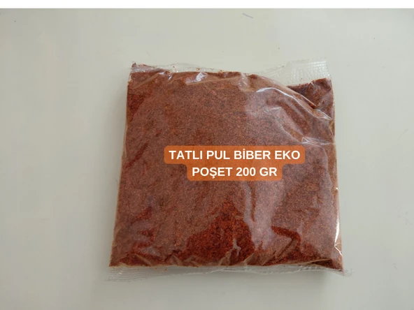 TATLI PUL BİBER EKO POŞET 200 GR ürün görseli 1