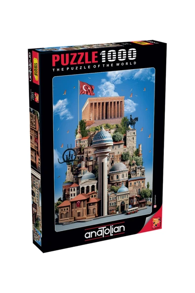Anatolian 1000 Parça Yapboz Puzzle - Ankara 1207 ürün görseli 1