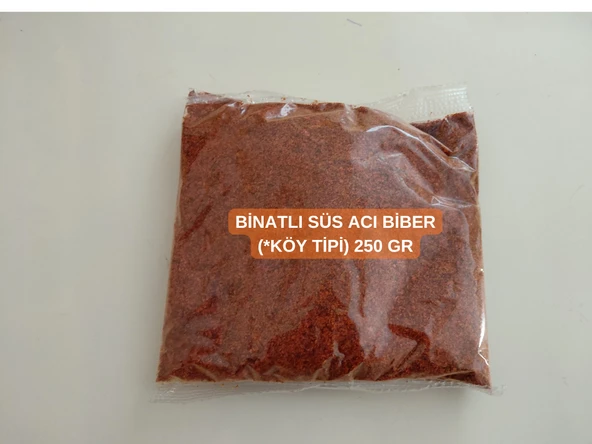 BİNATLI SÜS ACI BİBER (*KÖY TİPİ) 250 GR ürün görseli 1