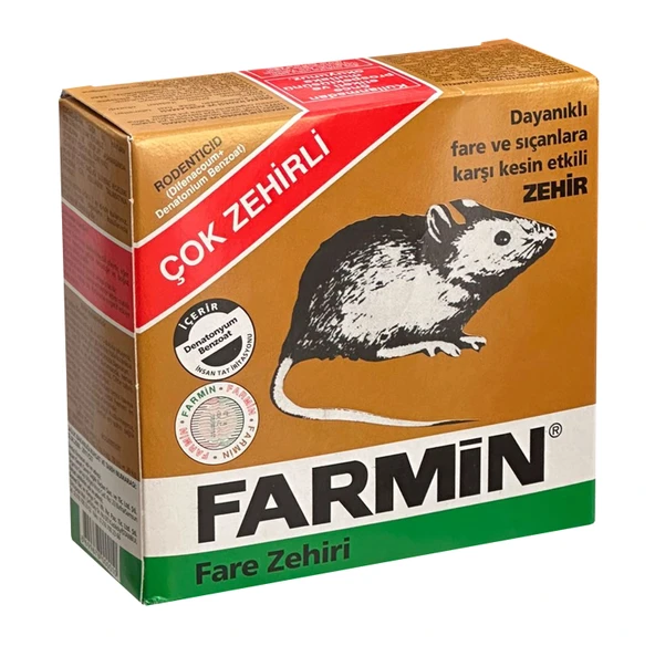 Farmin Fare Zehri Fare ve Sıçanlara Karşı Buğday Yem 250gr ürün görseli 1