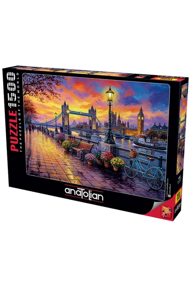 Anatolian 1500 Parça Yapboz Puzzle - Tower Bridge II 4583 ürün görseli 1