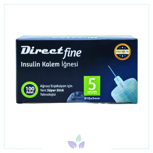 Direct Fine İnsulin Kalem İğnesi 5 mm ürün görseli 1