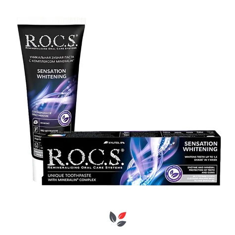 Rocs Sensation Whitening Beyazlatıcı Parlatıcı Diş Macunu 60 ml ürün görseli 1