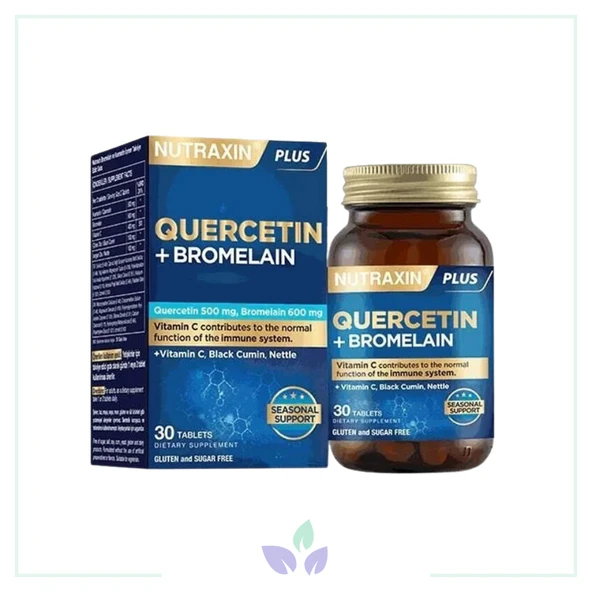 Nutraxin Quercetin + Bromelain 30 Tablet ürün görseli 1