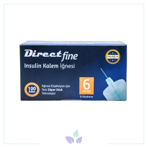 Direct Fine İnsulin Kalem İğnesi 6 mm ürün görseli 1