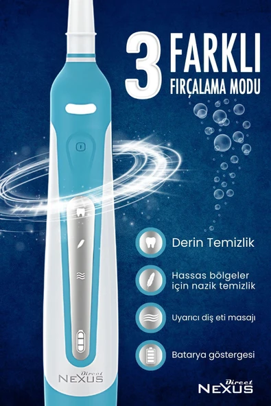 Direct Nexus Pro Şarjlı Diş Fırçası - Resim 3