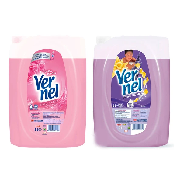 Vernel Çamaşır Yumuşatıcı 5 Lt Relax ve Gülün Büyüsü 2 li ürün görseli 1