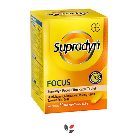 Supradyn Energy Focus 30 Tablet - 2 Kutu ürün görseli 1