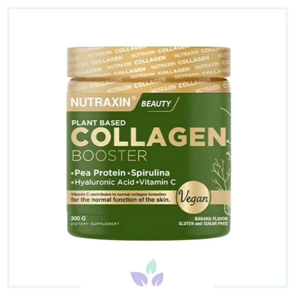 Nutraxin Vegan Collagen Booster Bezelye Proteini İçeren Takviye Edici Gıda 300 GR ürün görseli 1