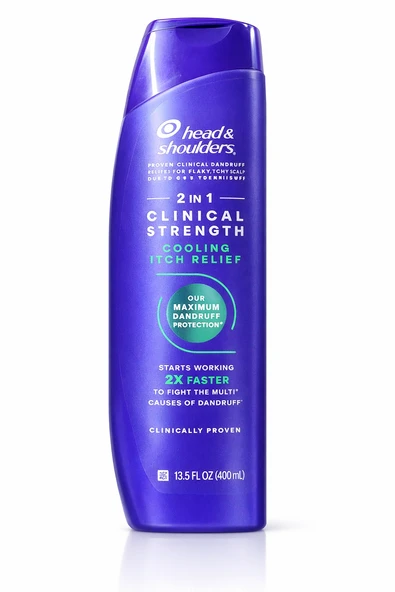 Head & Shoulders - 2 In 1 Clinical Strength Cooling Itch Relief Şampuan - 400 ml ürün görseli 1