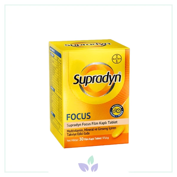 Supradyn Energy Focus 30 Tablet ürün görseli 1