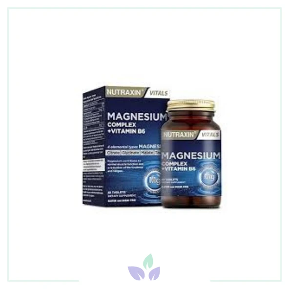 Nutraxin Magnesium Complex + Vitamin B6 60 Tablet ürün görseli 1