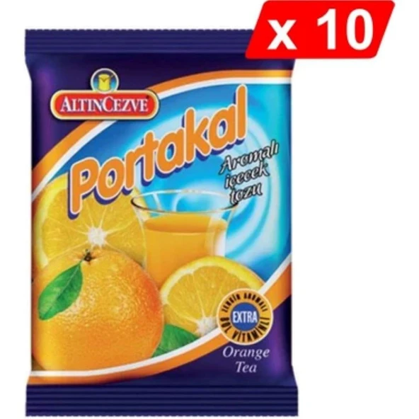 Portakal Aromalı İçecek Tozu 250 Gr - 10LU PAKET ürün görseli 1