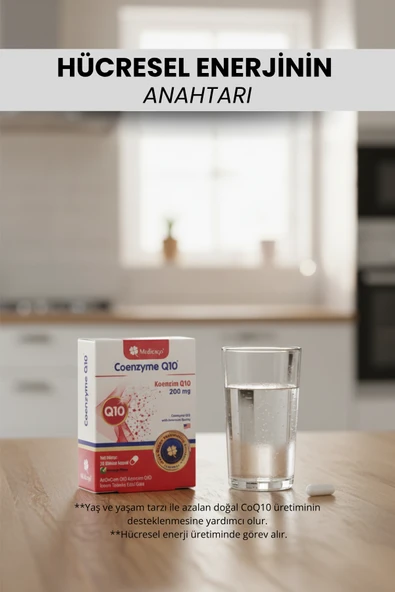 Medicago Coenzyme Q10 200 mg 30 Kapsül - Resim 3