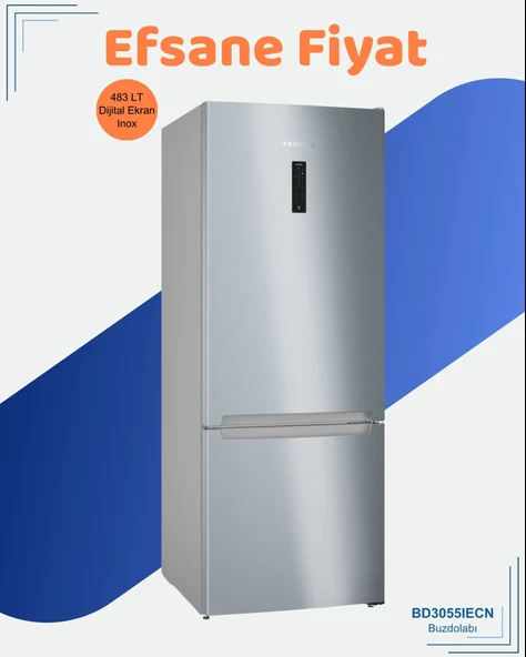 Profilo BD3055IECN Kombi No Frost Buzdolabı ürün görseli 1