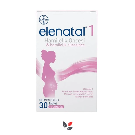 Elenatal 1 30 Tablet ürün görseli 1