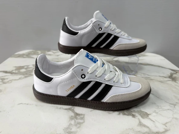adidas Samba ホワイト/ブラック/グレー UK 6 PTTAVM: adidas Samba Unisex Beyaz Spor Ayakkabı