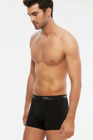 KOM TIGHT ERKEK LİKRALI BOXER ŞORT 2'Lİ PAKET ürün görseli 1