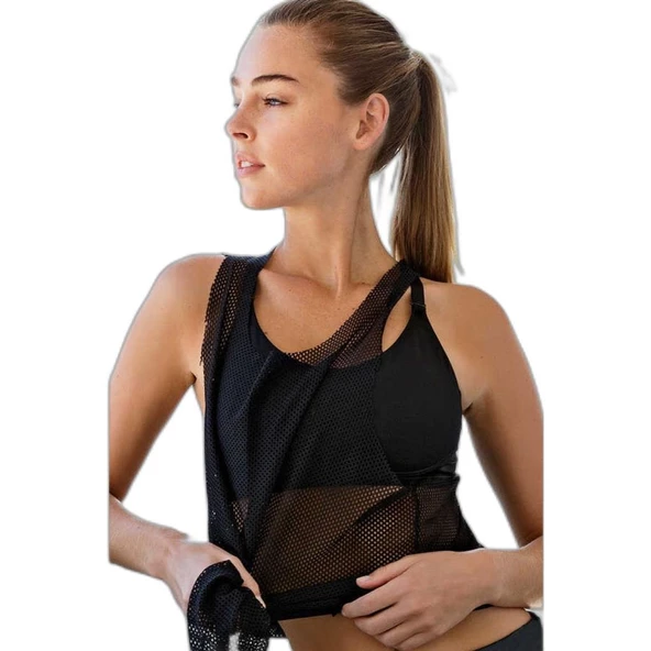 YENİ İNCİ T26 SİYAH (YOGA-FITNESS-PİLATES-KOŞU) SPORCU FİLE ATLET ürün görseli 1