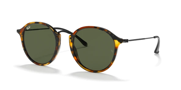 Ray-Ban Round Fleck 2447 1157 Havana-Green Güneş Gözlüğü ürün görseli 1