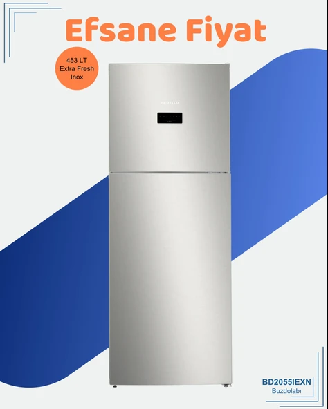 Profilo BD2055IEXN Inox Çift Kapılı No Frost Buzdolabı ürün görseli 1