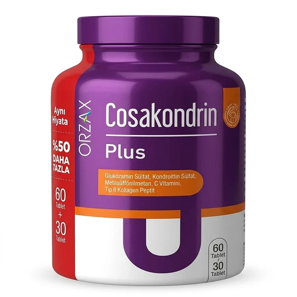 Orzax Cosakondrin Plus 90 Tablet ürün görseli 1