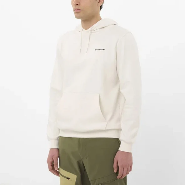 Salomon LC2675600 Chest Logo Hoodie M Erkek Sweatshirt ürün görseli 1