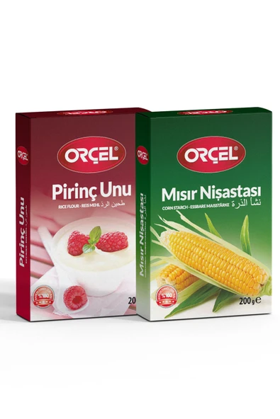 ORÇEL Mısır Nişastası 200gr.+ Pirinç Unu 200gr. ürün görseli 1