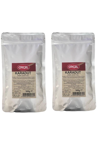 ORÇEL Karadut Aromalı Içecek Tozu Oralet Çay 300gr x 2 Adet ürün görseli 1