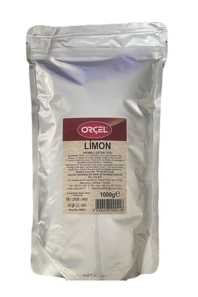 ORÇEL Limon Aromalı Içecek Tozu Oralet Çay 1 Kg. ürün görseli 1