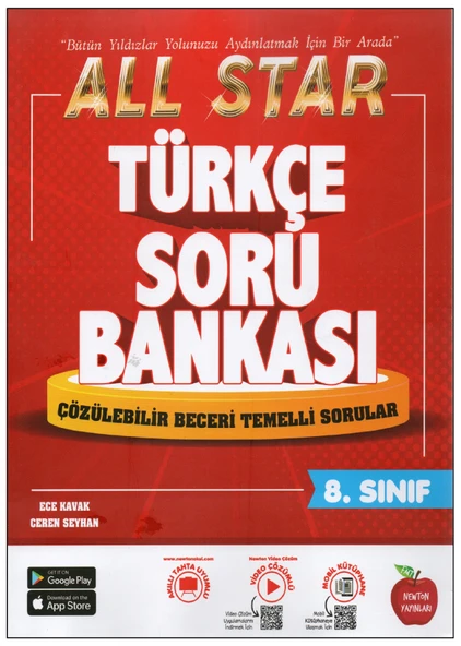 Newton Yayınları All Star 8.Sınıf Türkçe Soru Bankası ürün görseli 1