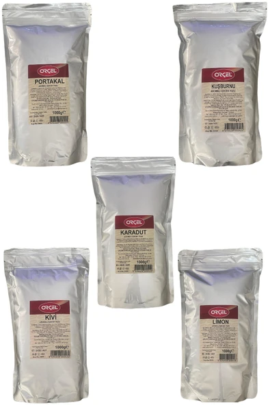 ORÇEL Toz Içecek Seti Oralet Çay Sıcak Soğuk Karışık Paket 5x1 Kg. ürün görseli 1