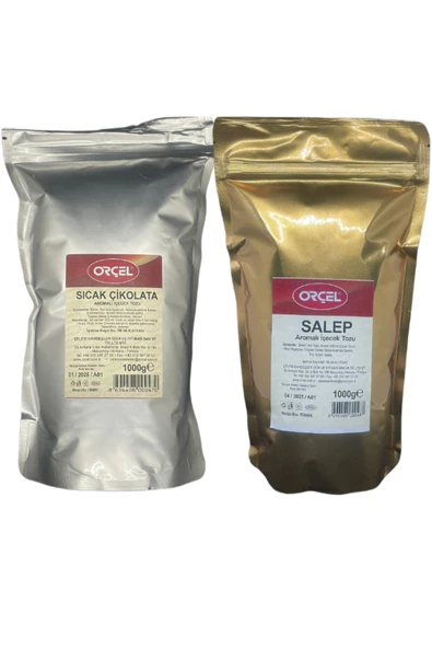 ORÇEL Sıcak Çikolata + Salep 2x1kg. ürün görseli 1