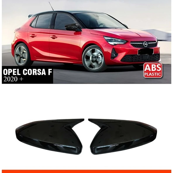 Opel Corsa F / 2019 Sonrası Uyumlu Batman Yarasa Ayna Kapağı ürün görseli 1