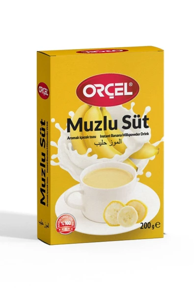 ORÇEL Muzlu Süt Aromalı Içecek Tozu Oralet 200 Gr. ürün görseli 1