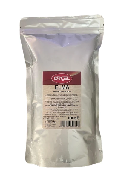 ORÇEL Elma Aromalı İçecek Tozu Oralet 1kg. ürün görseli 1