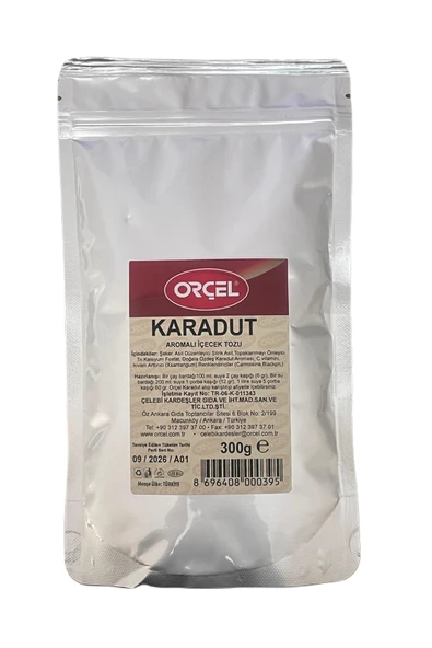 ORÇEL Karadut Aromalı Içecek Tozu Oralet Çay 300 Gr. ürün görseli 1