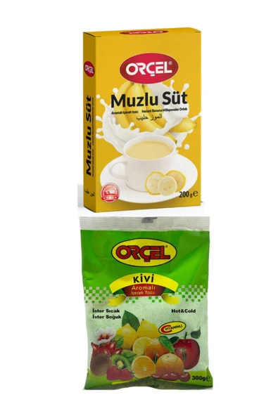 ORÇEL Muzlusüt 200gr. + Kivi Aromalı Içecek Tozu 300gr. Oralet Çay ürün görseli 1