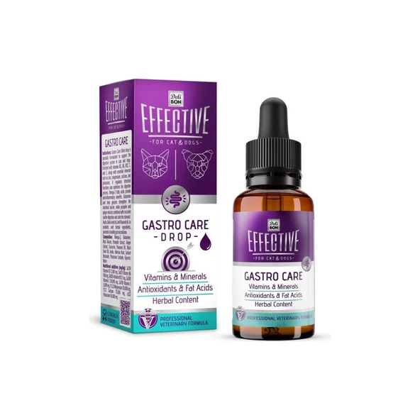 Effective Gastro Kedi ve Köpek Takviye Ürünleri Sindirim Sistem Sağlığı 50ml ürün görseli 1
