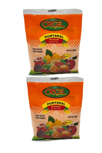 ORÇEL Portakal Aromalı Içecek Tozu Oralet Çay 300gr.x 2 Adet ürün görseli 1