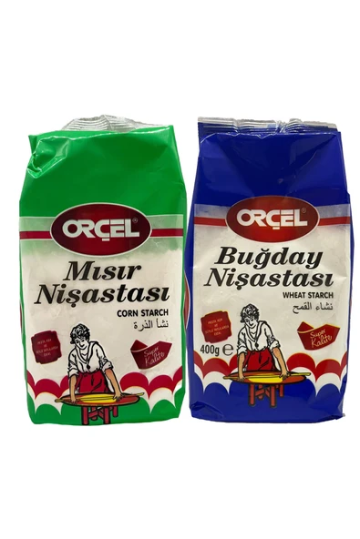ORÇEL Buğday Nişastası 400gr.+ Mısır Nişastası 400gr. Set ürün görseli 1