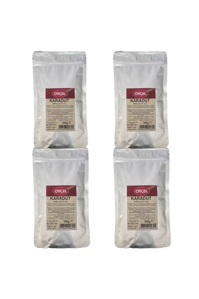 ORÇEL Orçel Karadut Aromalı Içecek Tozu Oralet Çay 300gr.x 4 Adet ürün görseli 1