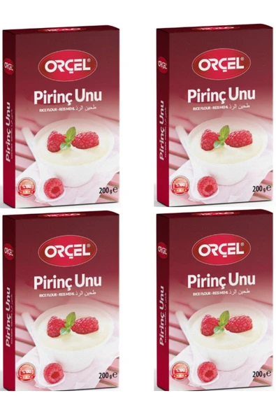 ORÇEL Pirinç Unu 4x200gr. ürün görseli 1