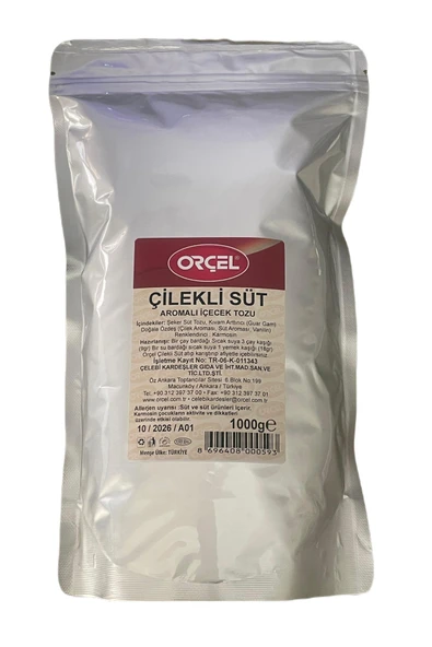 ORÇEL Çilekli Süt Aromalı İçecek Tozu Oralet 1kg. ürün görseli 1