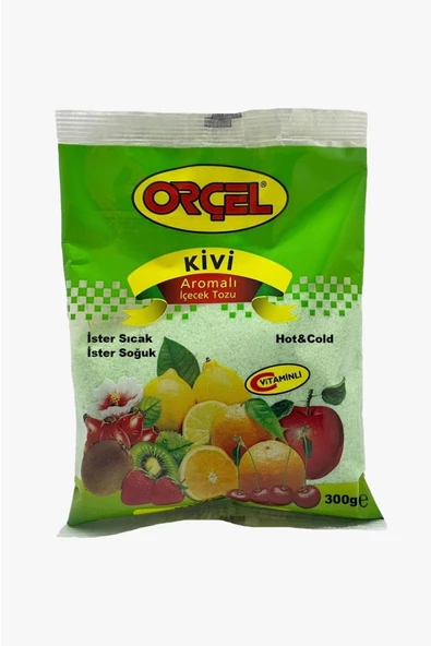 ORÇEL Kivi Aromalı Içecek Tozu Oralet Çay 300 Gr. ürün görseli 1