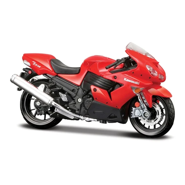 Maisto 1:18 Kawasaki Ninja ZX-14R Model Motor - Kırmızı 39025-02 ürün görseli 1