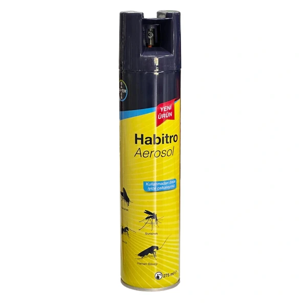 Bayer Habitro Sinek Sivrisinek Hamam Böceği İlacı Aerosol 275ml ürün görseli 1
